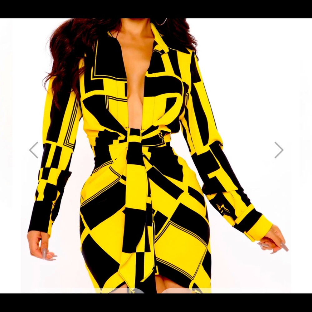 Playing The Part Shirt Dress - Picture 1 of 2